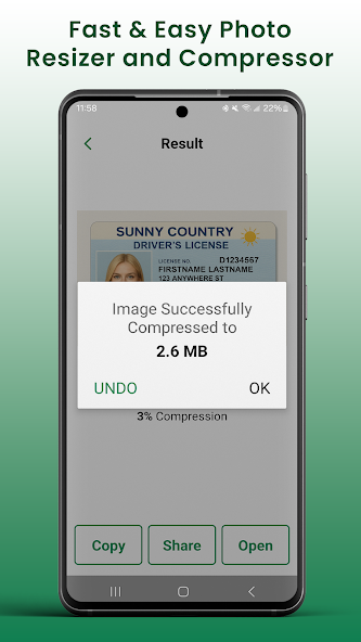QuickResize app screen 3